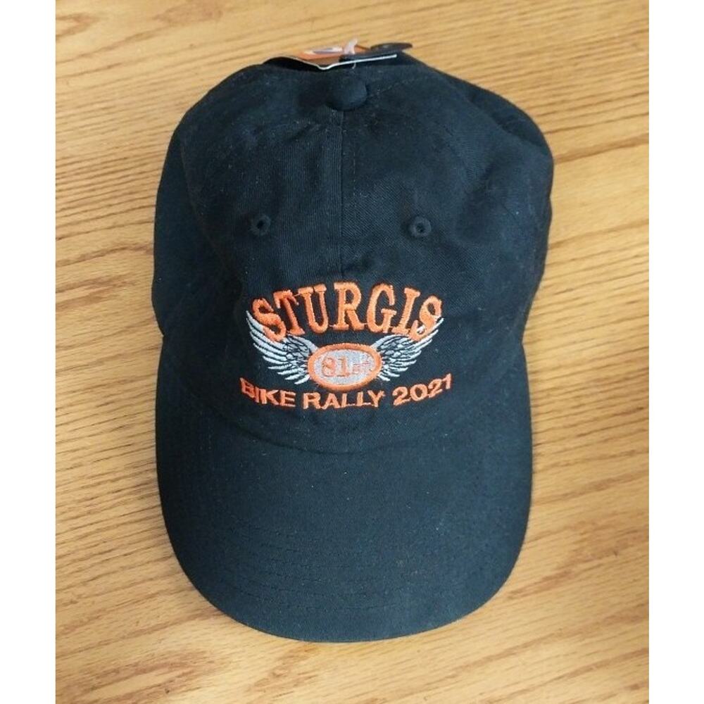 STURGIS 2021 Motorcycle Ball Cap 81st Bike Rally South Dakota Adjustable Strap